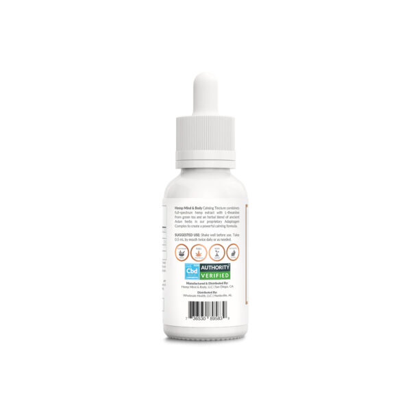Calming Tincture with 1500mg Full-Spectrum CBD About