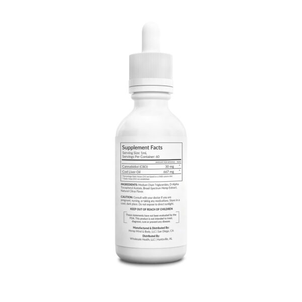 Neuro + Omegas Tincture with 1800mg Broad-Spectrum CBD Facts