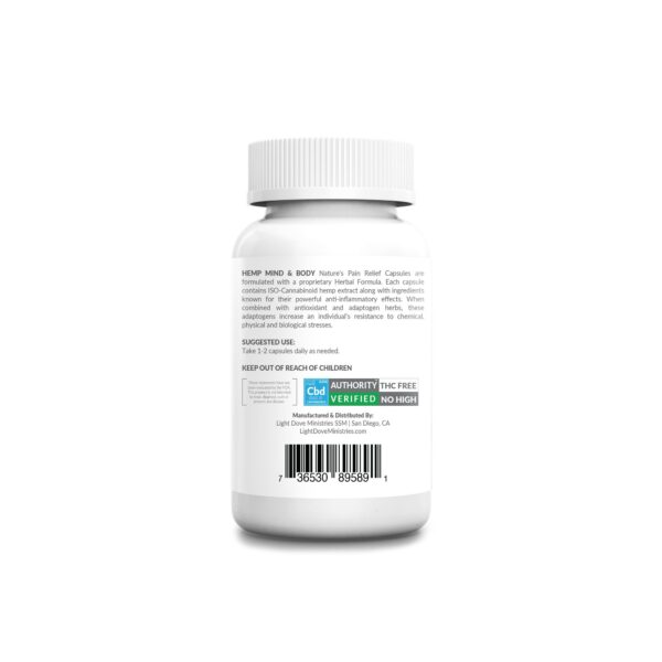 Nature's Pain Relief Hemp Capsules - Image 2