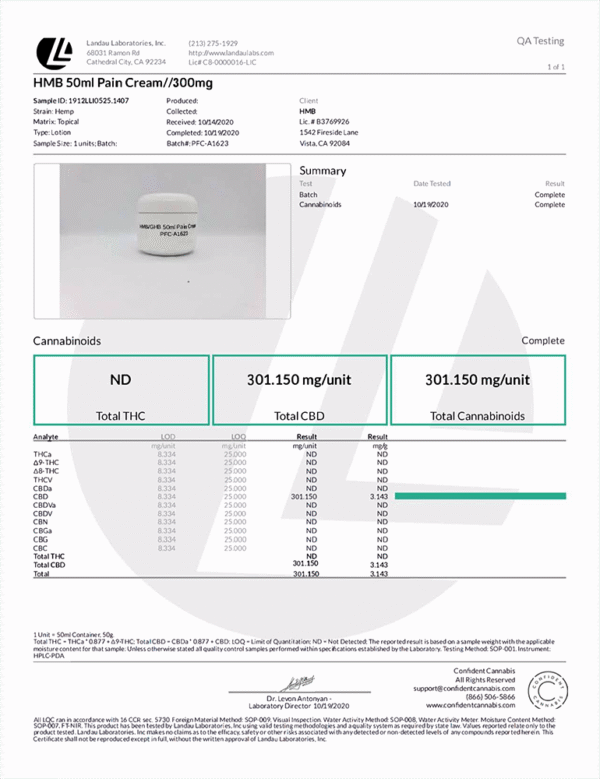 Ease Pain Hemp Cream - Image 4