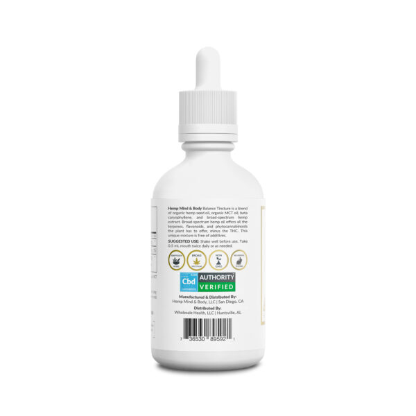 Balance Broad-Spectrum Hemp Tincture - Image 2