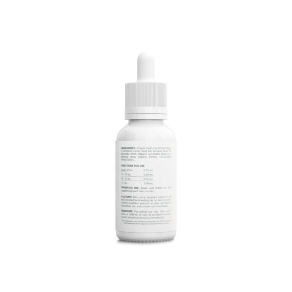 Pet Hemp + Cod Liver Oil Tincture - Image 2