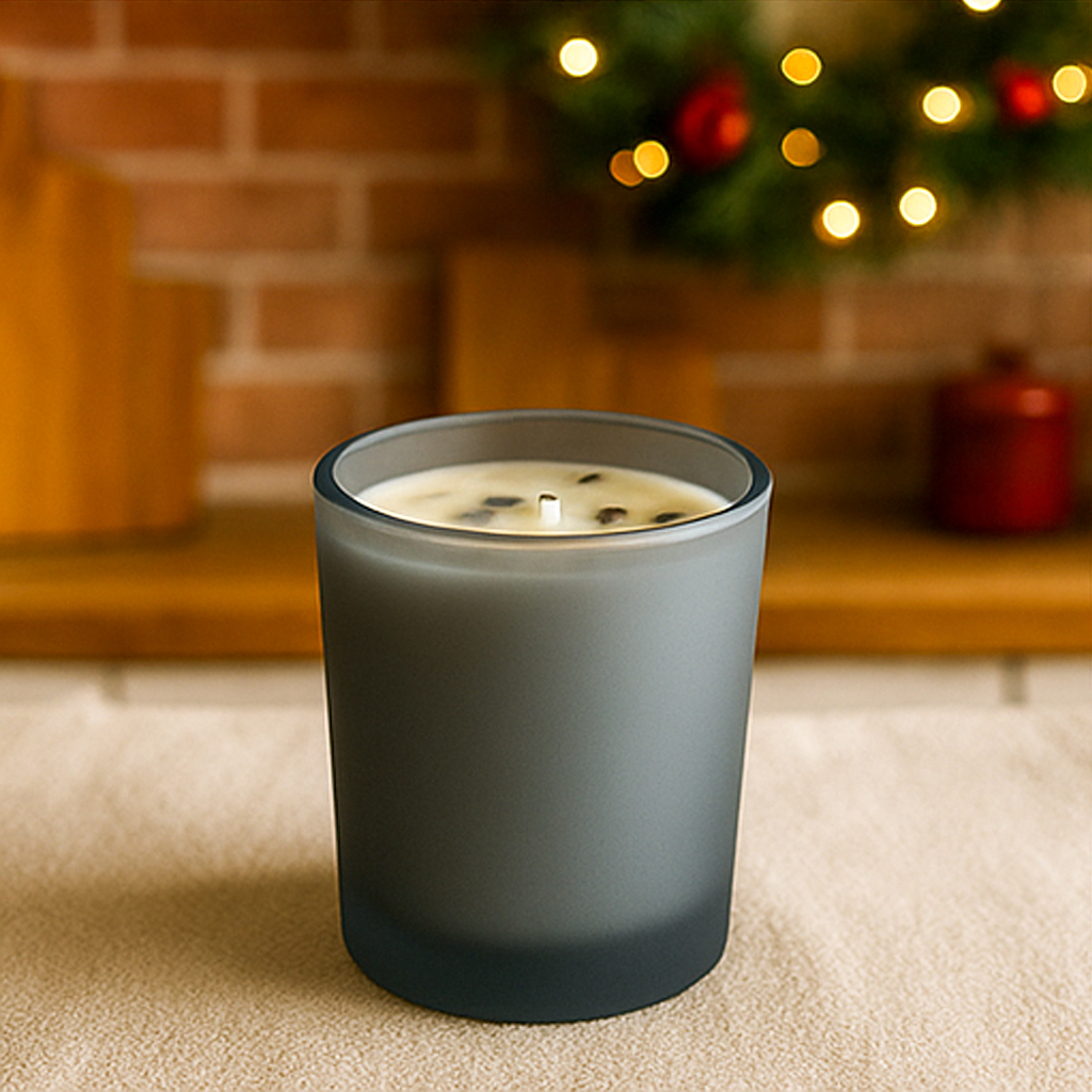 Be Still & Know – 7 oz Frosted Glass Candle - Image 4