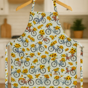 Reversible Bicycle & Sunflower Apron